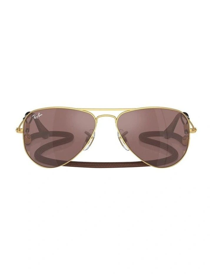 Aviator Sunglasses in Gold