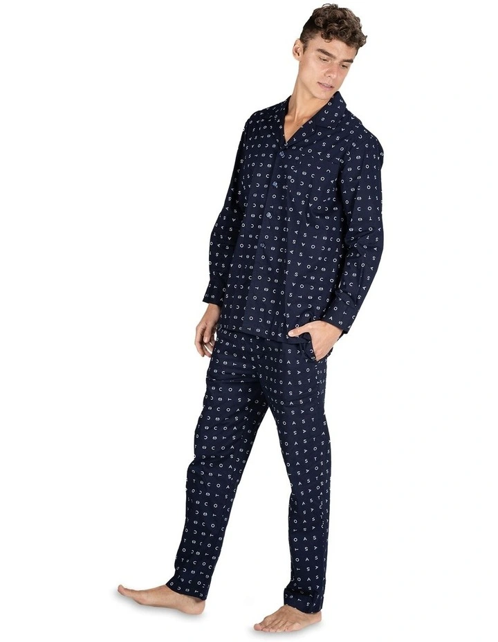 Signature Winter PJ Set in Navy