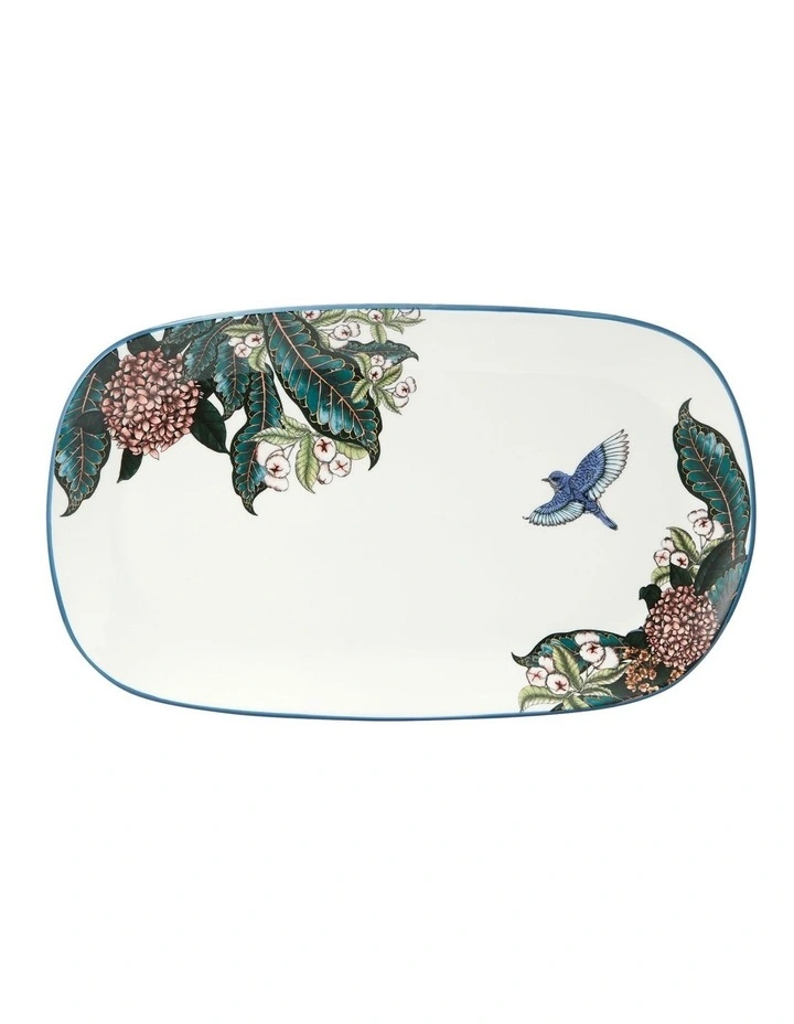 The Blck Pen Reminisce Oblong Platter 40x24cm Gift Boxed in Multi