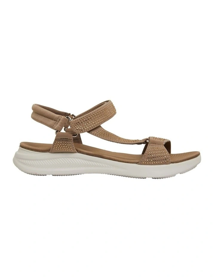 Naples Taupe Diamante Sandals