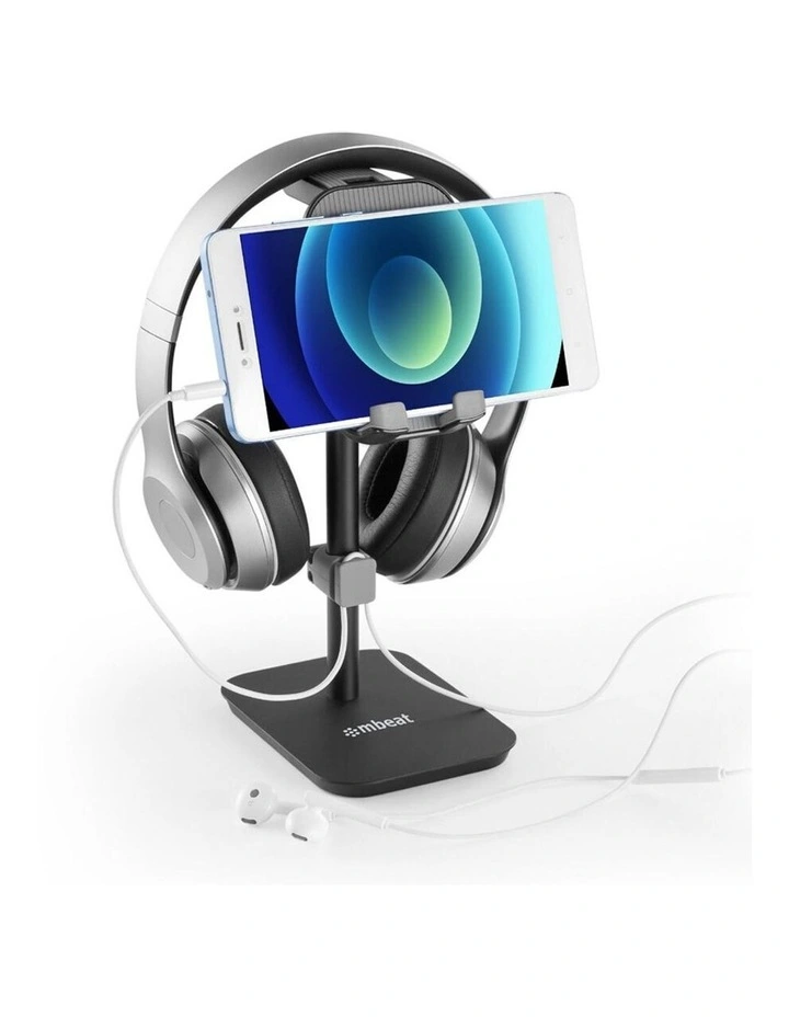 Aluminium 2-in-1 Headset Stand
