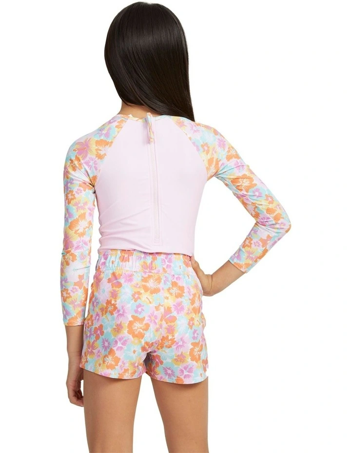 City Of Surf Swim Shorts in Autumn Sunset Floraya
