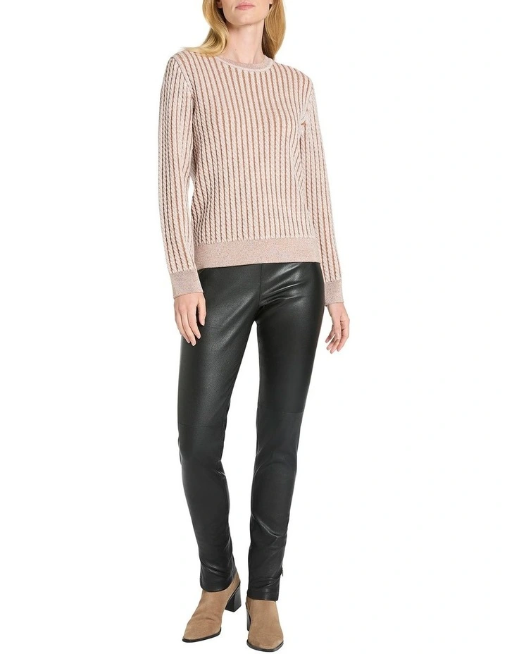 Beven Cable Knit in Beige