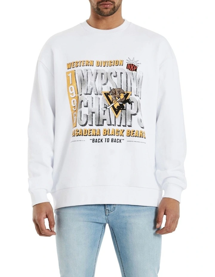 Back To Back Relaxed Sweater in White