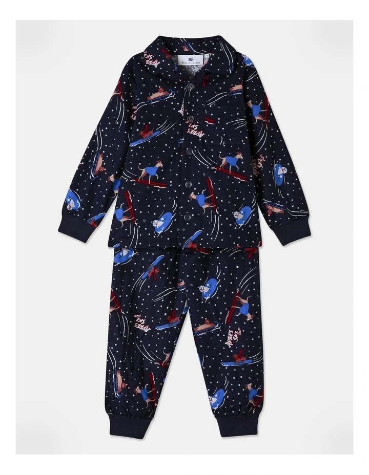 Apres Ski Pyjama Set in Dark Navy