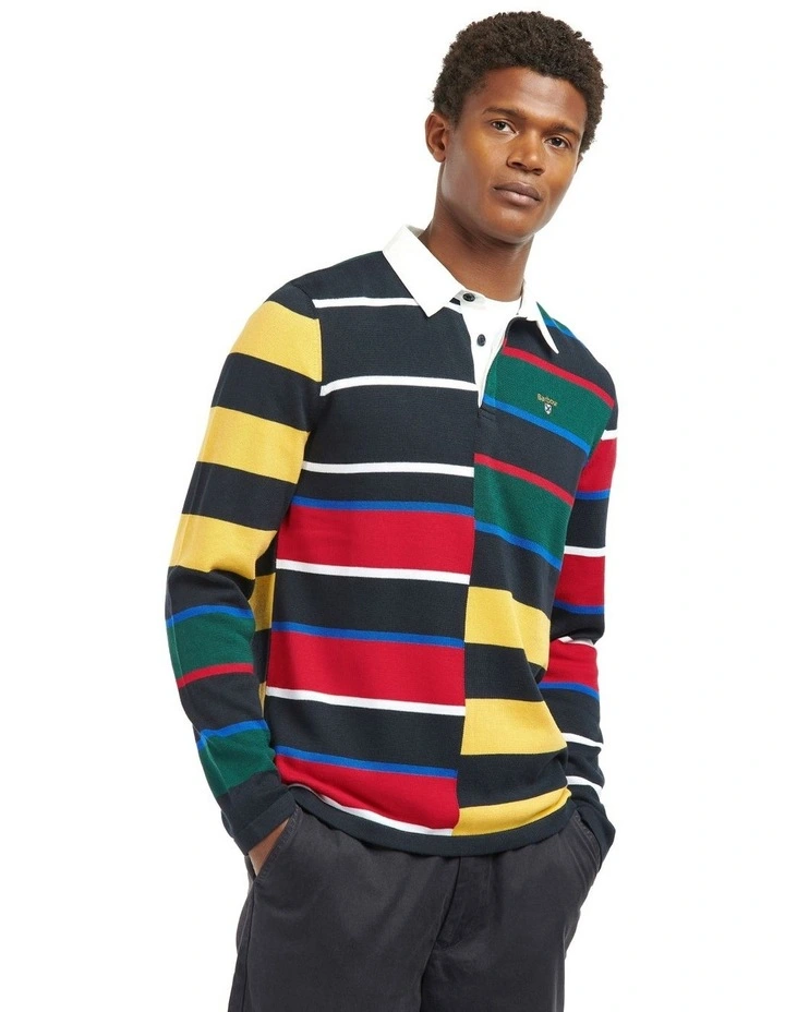 Radcliffe Knitted Rugby in Navy