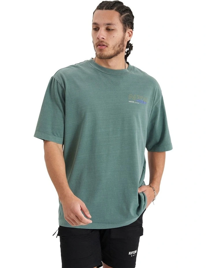 Sandboard Heavy Oversized Tee in Green