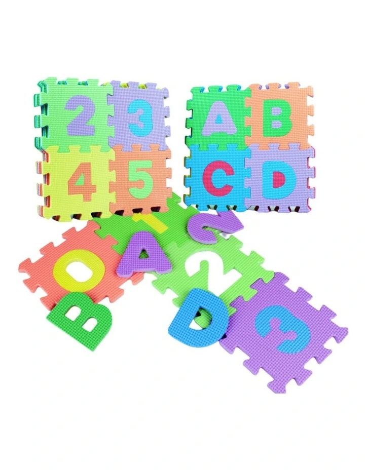 Eva Mini Alphabet and Numbers 36 Pack