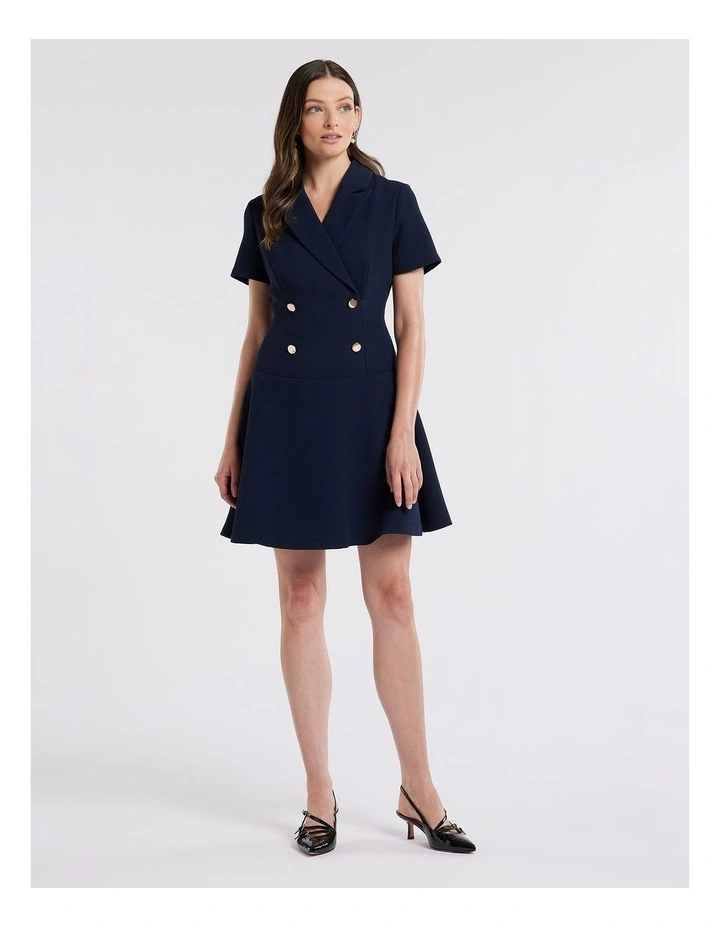 Nicolette Dress in Navy