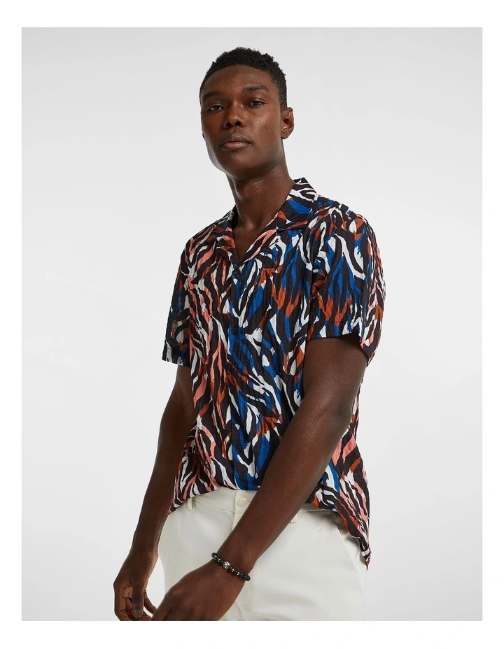 Sundown Seersucker Shirt in Multi