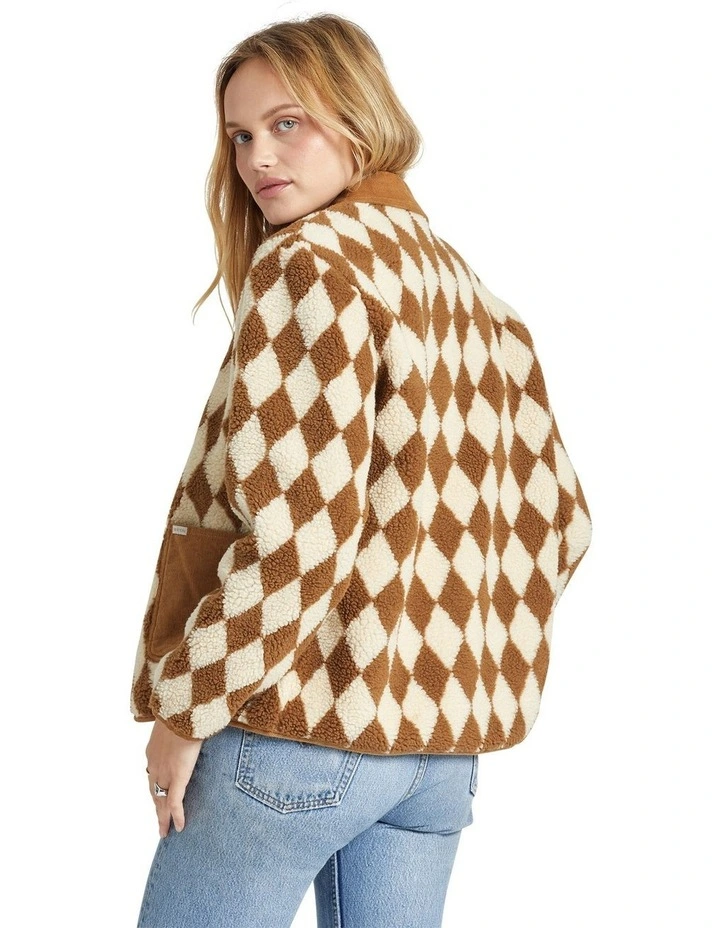 Wylie Sherpa Washed Jacket in Copper