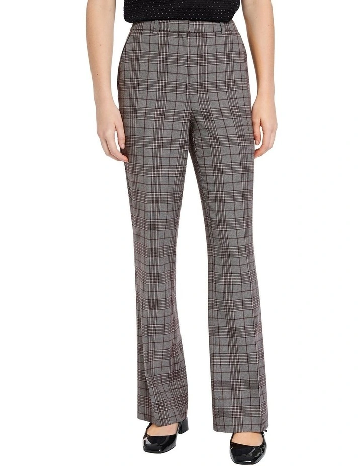 Start Over Check Pant in Grey Check