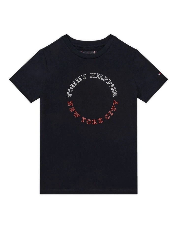 Boys 8-16 Circular Graphic Tee in Blue