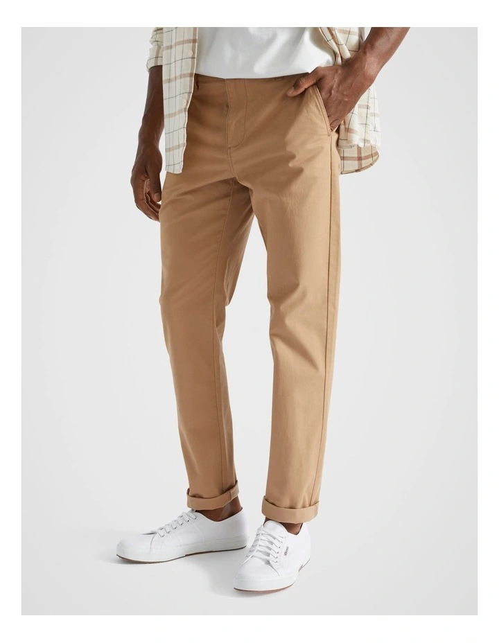 Tapered Chino in Caramel