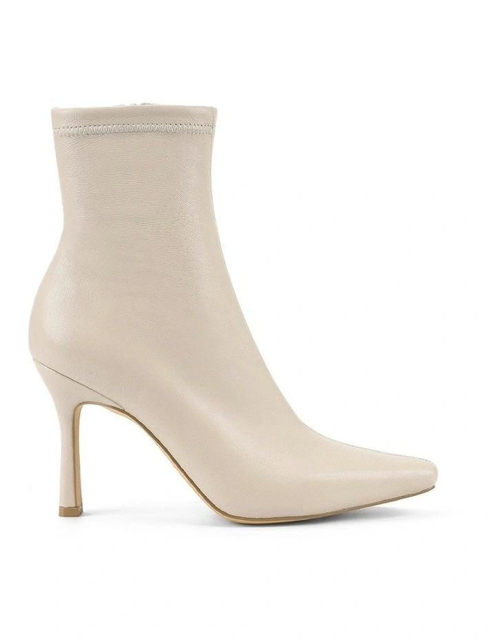 Dillon Stretch Ankle Boots in stone