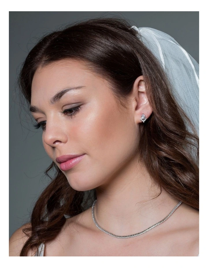 Iconic Bridal Penelope Earring Silver