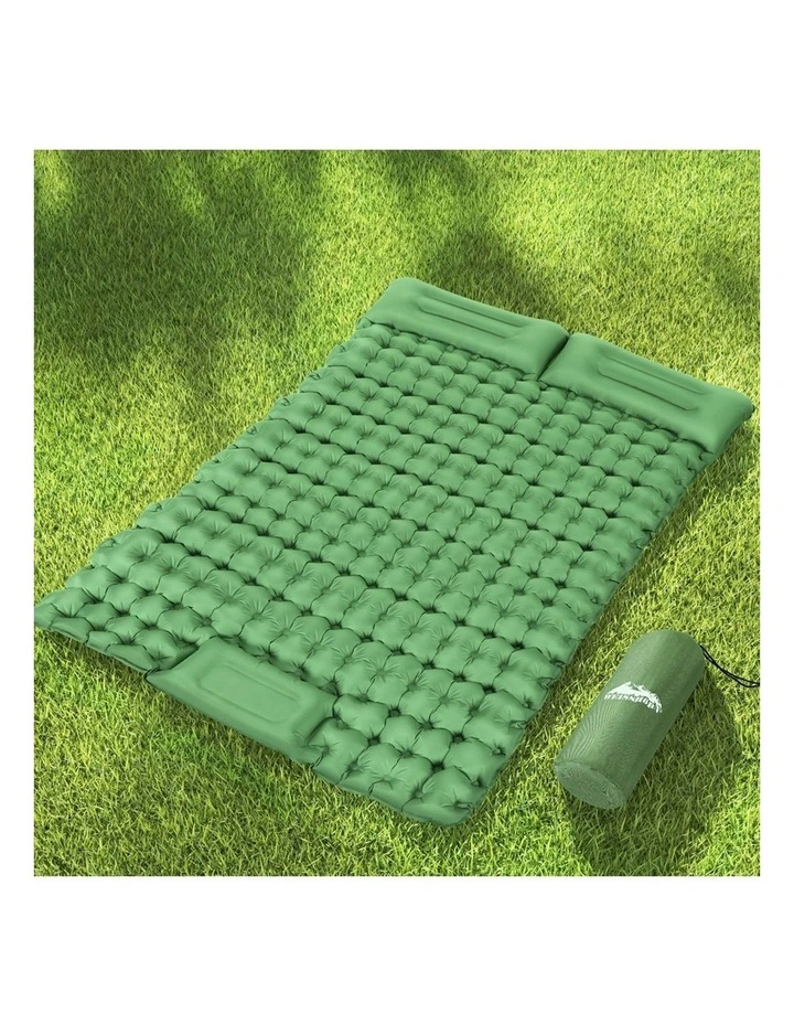 Self-Inflating Double Mat in Green