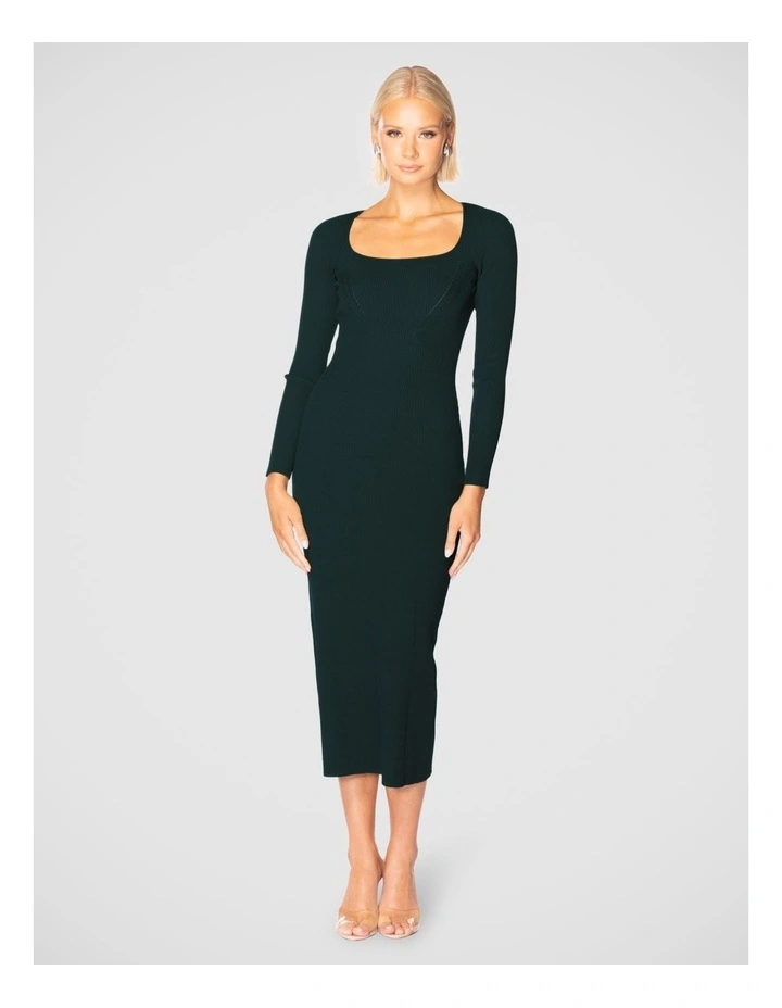 Guisepina Knit Dress in Emerald