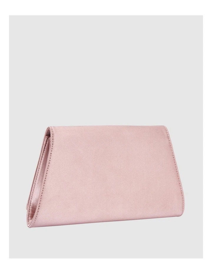 Alias Clutch in Nude Satin