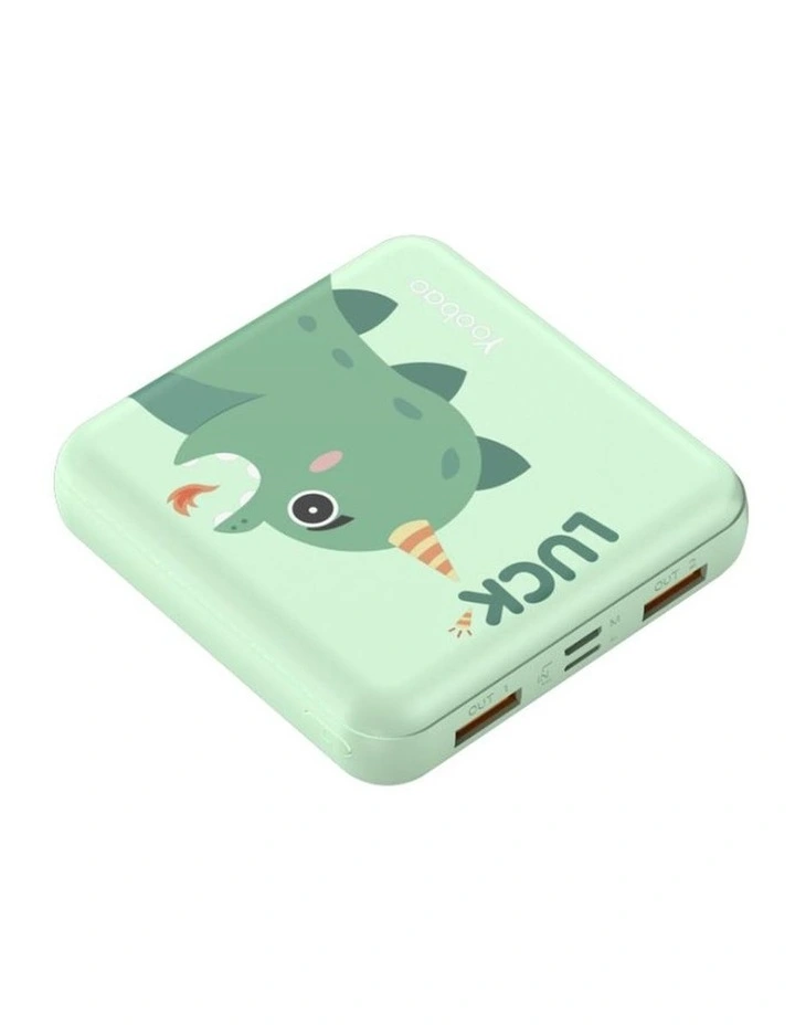 Mini Cube Green Dragon 10000mAh Power Bank
