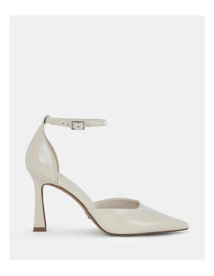 Itzel Heels in Cream Patent