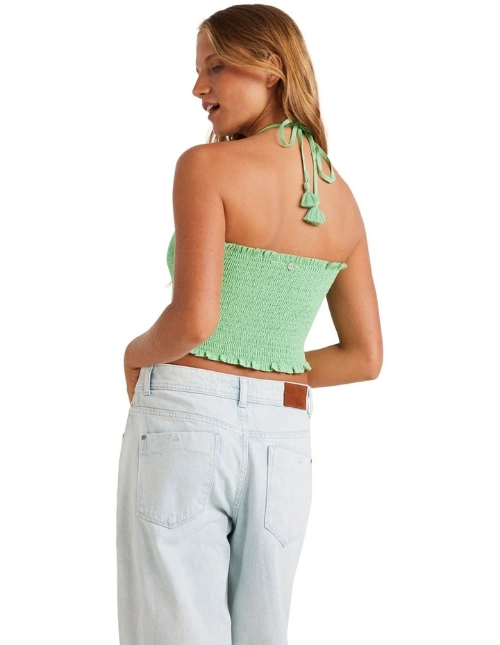 Warm Waters Printed in Zephyr Green