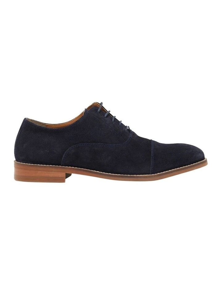 Saville Suede Shoe in Navy