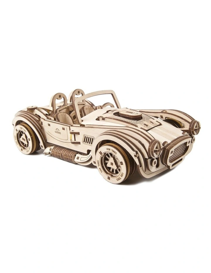Drift Cobra Racing Car 370 Piece Wooden 3D Puzzle