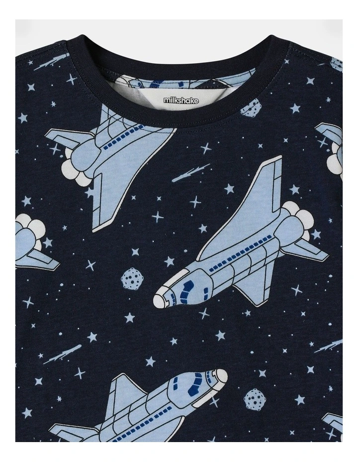 Essential Space Pyjama Set in Navy