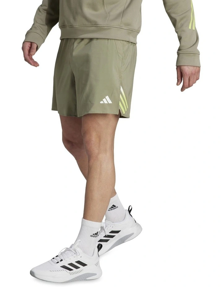 Train Icons 3-Stripes Training Shorts in Green