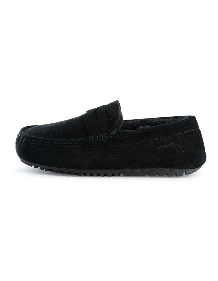 Men Terrigal Cosy Moccas Black