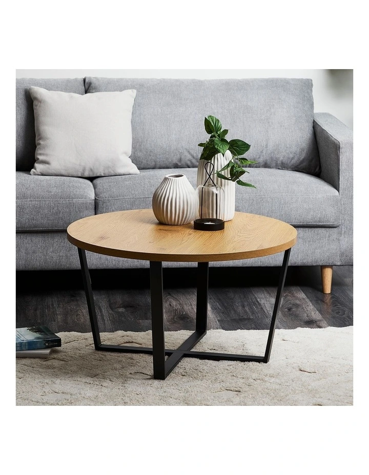 Round Arizona Coffee Table 77cm in Natural