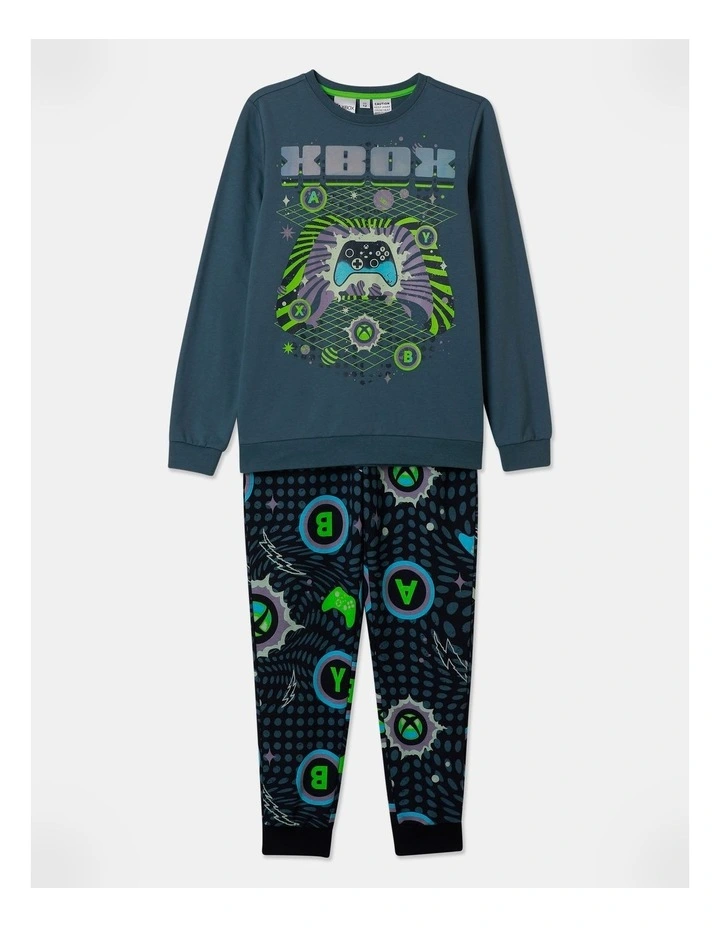 Xbox Pyjama Set in Dusty Blue