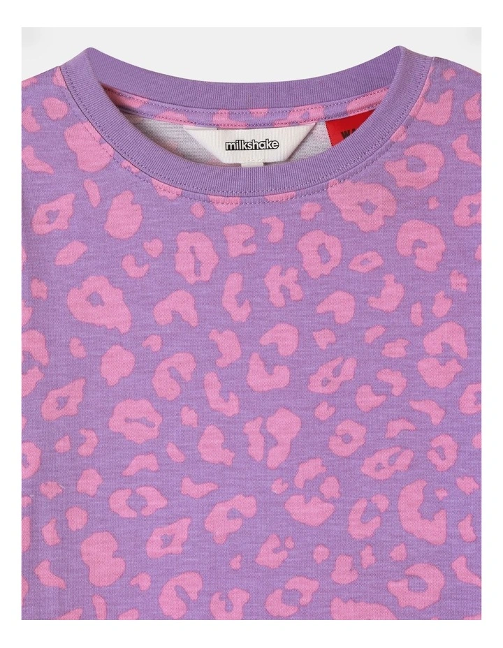 Cheetah Print Nightie in Grape