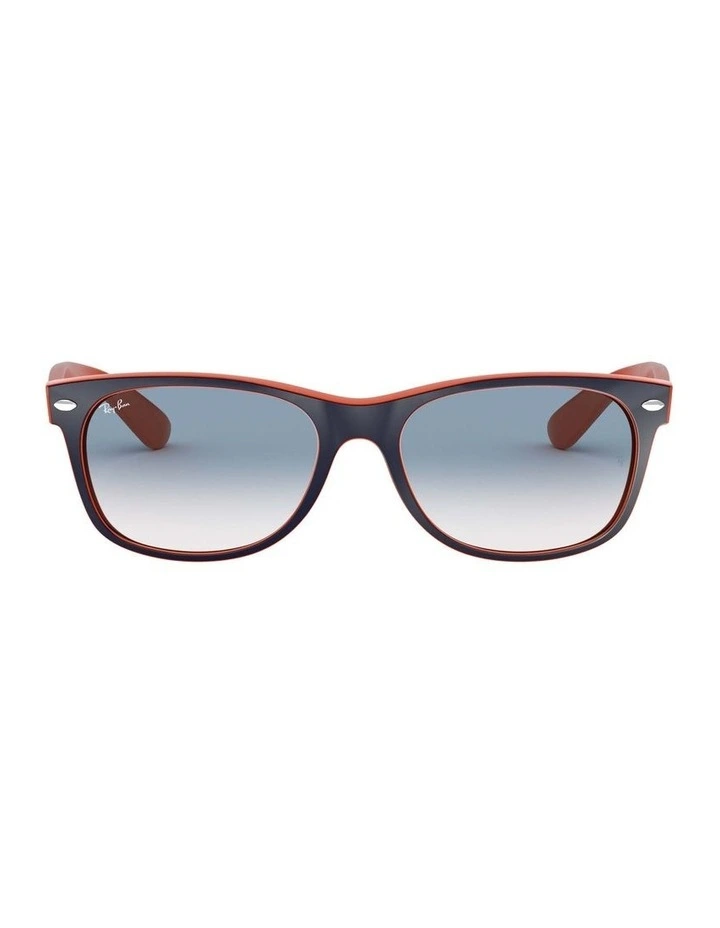 New Wayfarer Color Mix Blue RB2132 Sunglasses