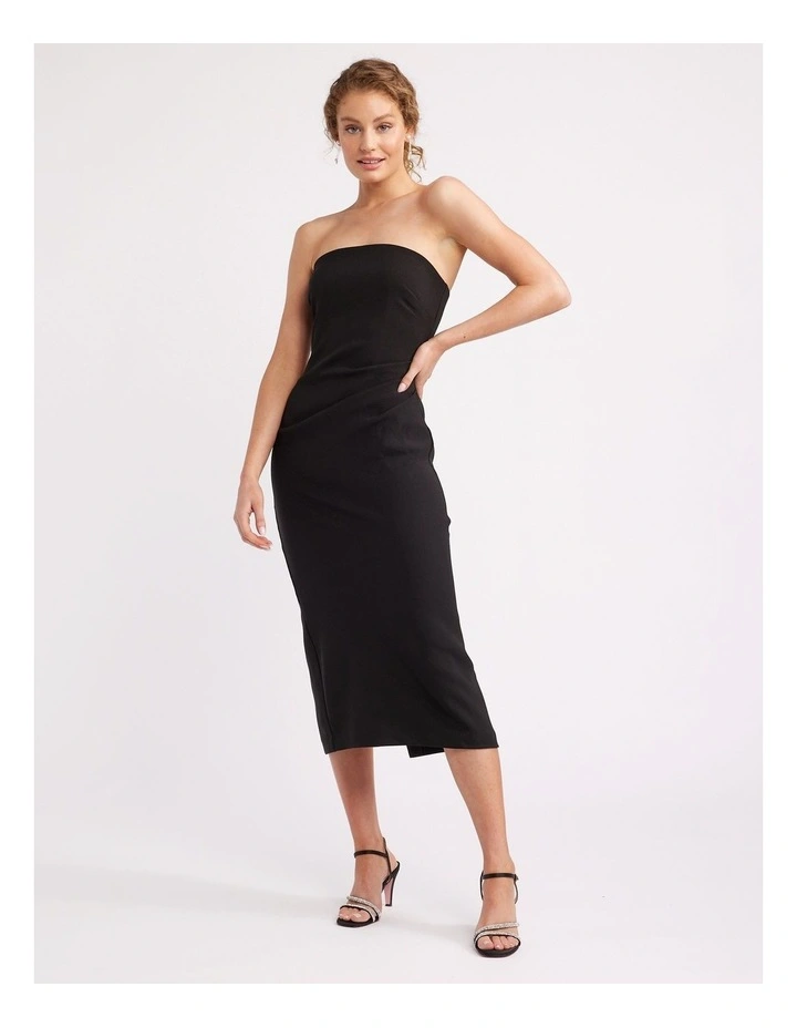 Barcelona Strapless Dress in Black
