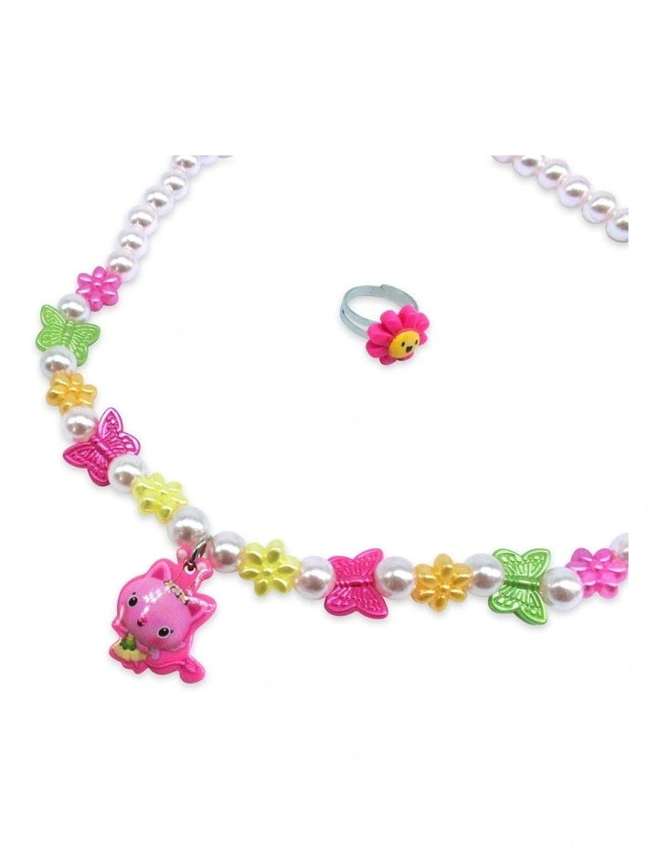 Fairy Festival Necklace and Ring Set in Multi