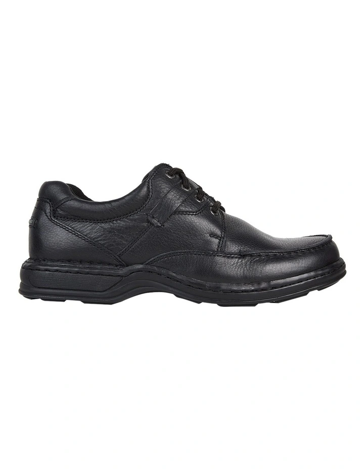 Randall II Leather Black Lace Up Shoe