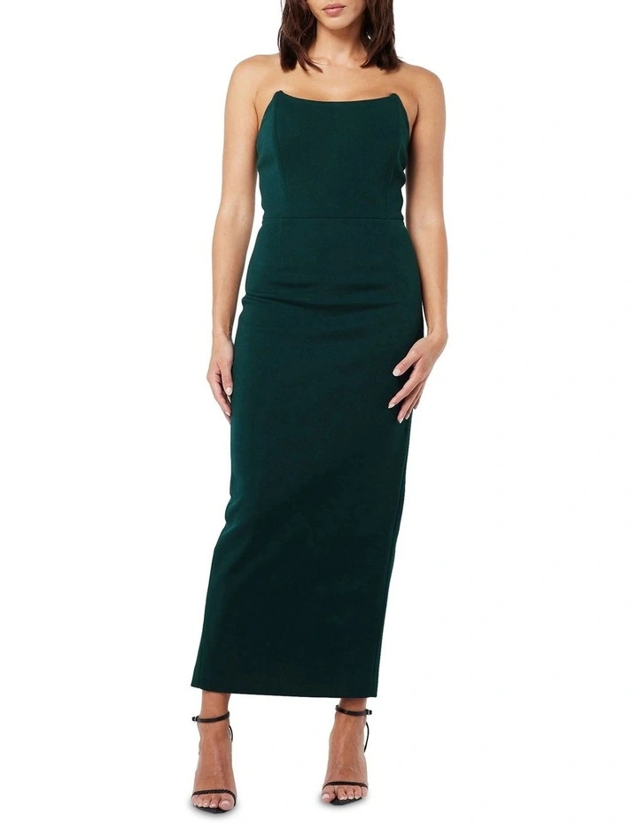 Vice Versa Midi Dress in Teal
