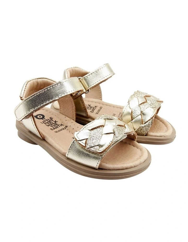Harlequin Sandals in Gold