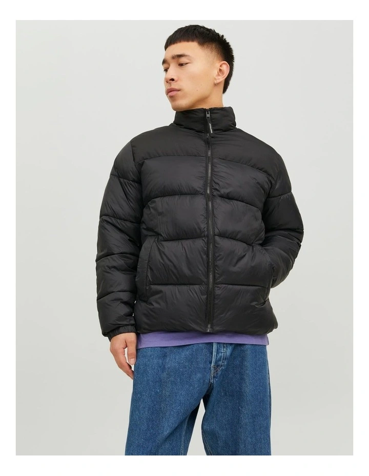 Toby Puffer Jacket in Black