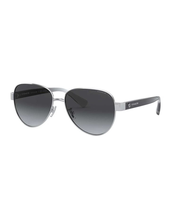 HC7111 L1128 Silver Polarised Sunglasses