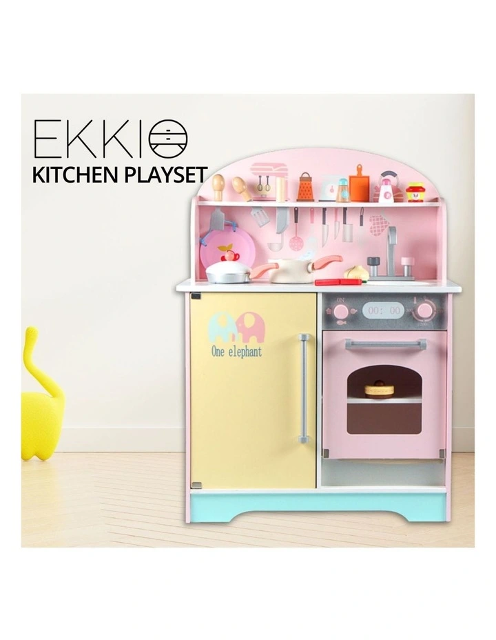 High-quality MDF Board Wooden Kitchen Playset