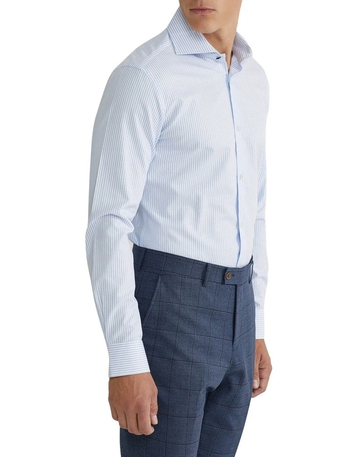 Trafalgar Stripe Shirt in Sky