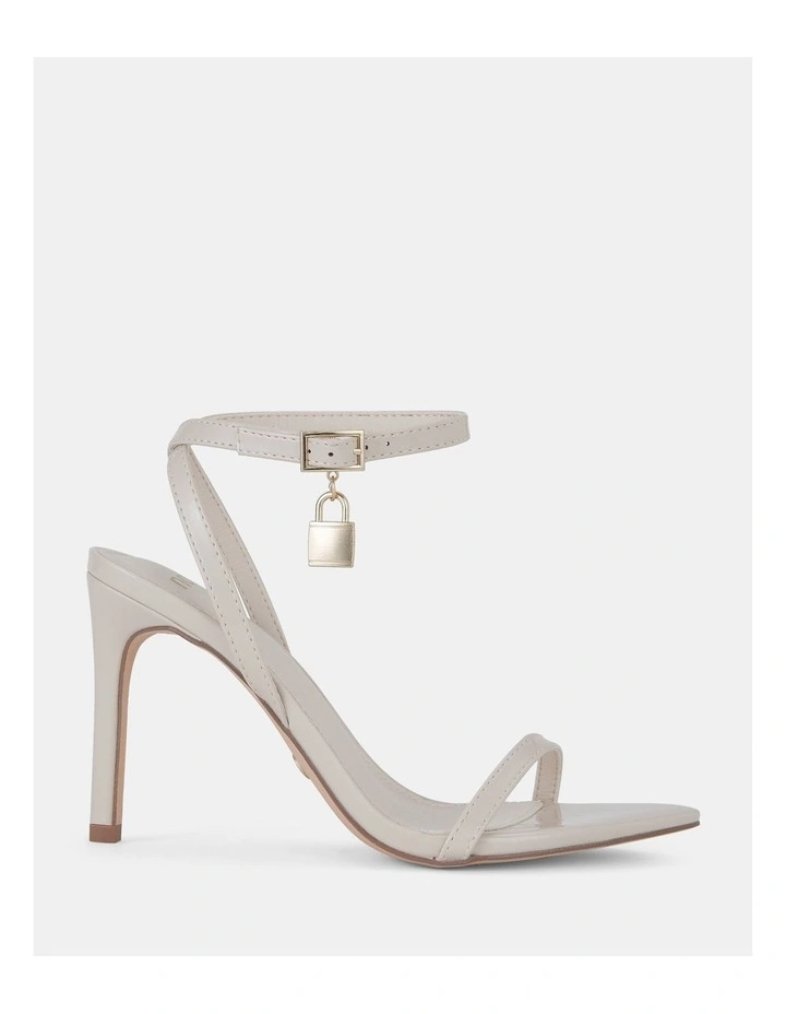Libbie Heels in Cream Patent