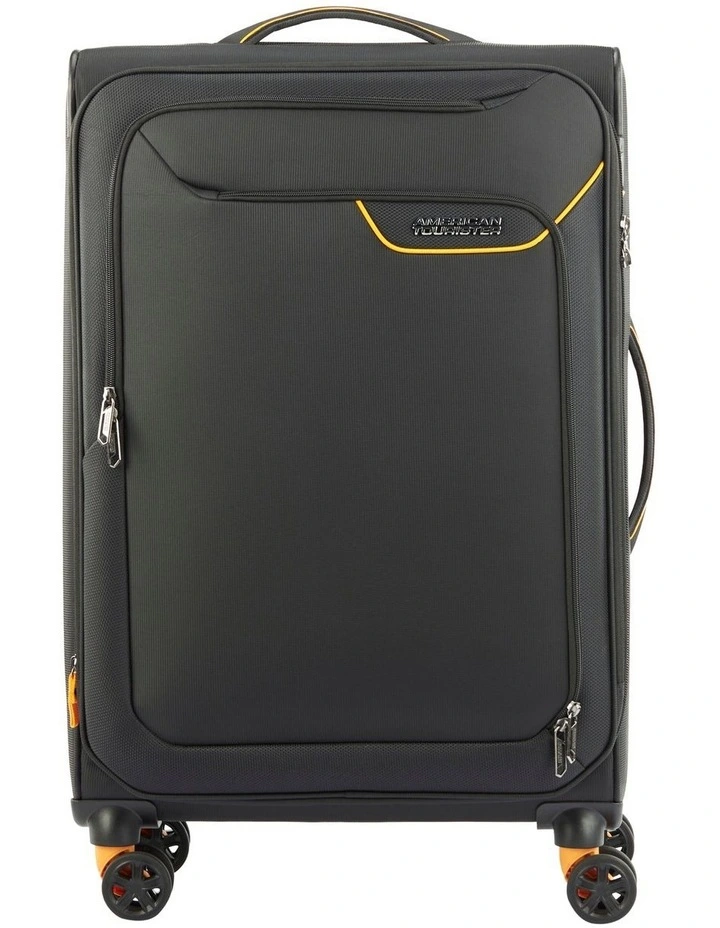 71cm Applite 4 Suitcase in Black/Mustard