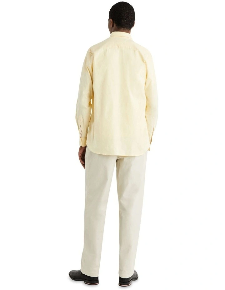 1985 Flex Oxford Long Sleeve Shirt in Yellow