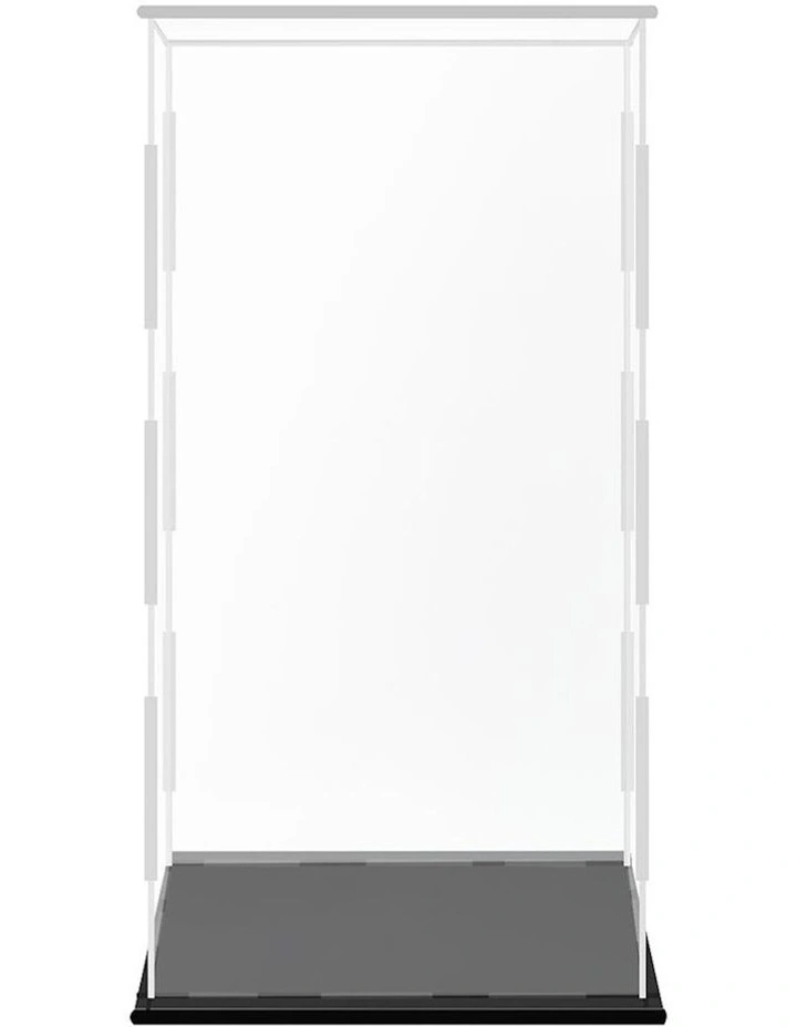 400% Bearbrick Popmart Display Case in Clear/Black