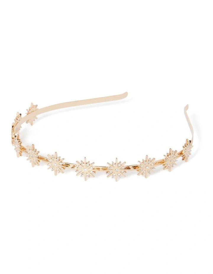 Nicole Star Headband in Gold