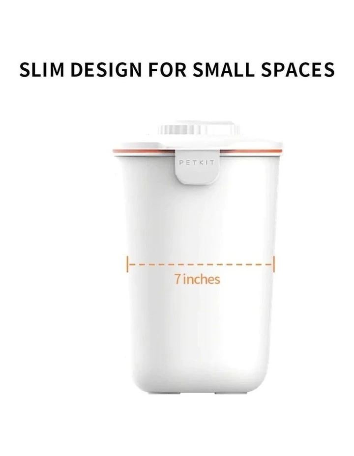 Smart Vacube Pet Food Storage Container 10.4 L in White